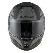 Kaciga LS2 Full Face FF808 STREAM II SHADOW titanium siva sa naočarima