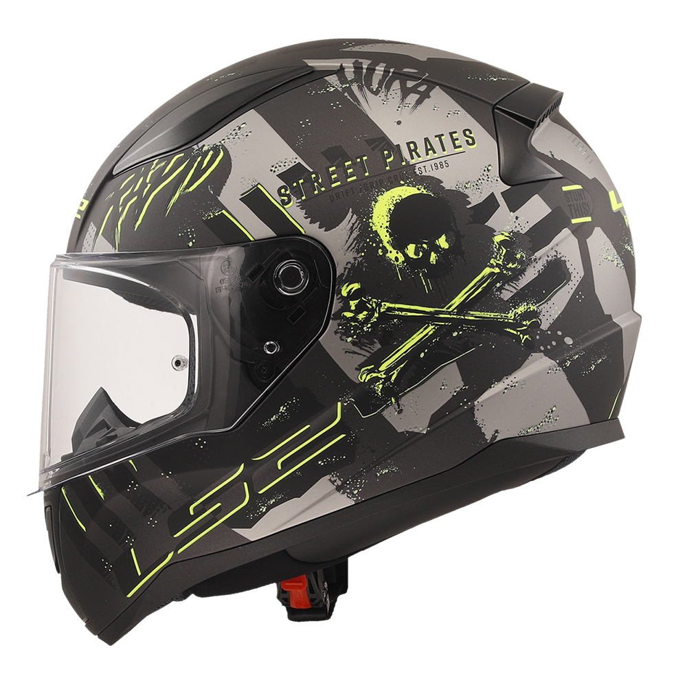 Kaciga LS2 Full Face FF353 RAPID II PIRATES mat titanium