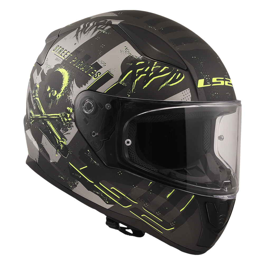 Kaciga LS2 Full Face FF353 RAPID II PIRATES mat titanium