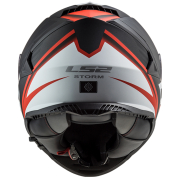 Kaciga LS2 Full Face FF800 STORM II NERVE mat crno crvena sa naočarima XXL