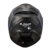 Kaciga LS2 Full Face FF811 VECTOR II ALIZER crno plava sa naočarima L