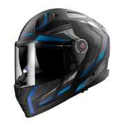 Kaciga LS2 Full Face FF811 VECTOR II ALIZER crno plava sa naočarima M