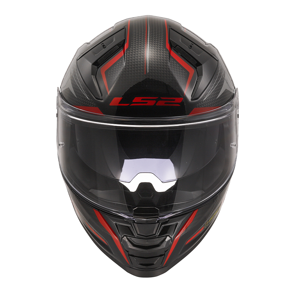 Kaciga LS2 Full Face FF811 VECTOR II ALIZER crno crvena sa naočarima XL