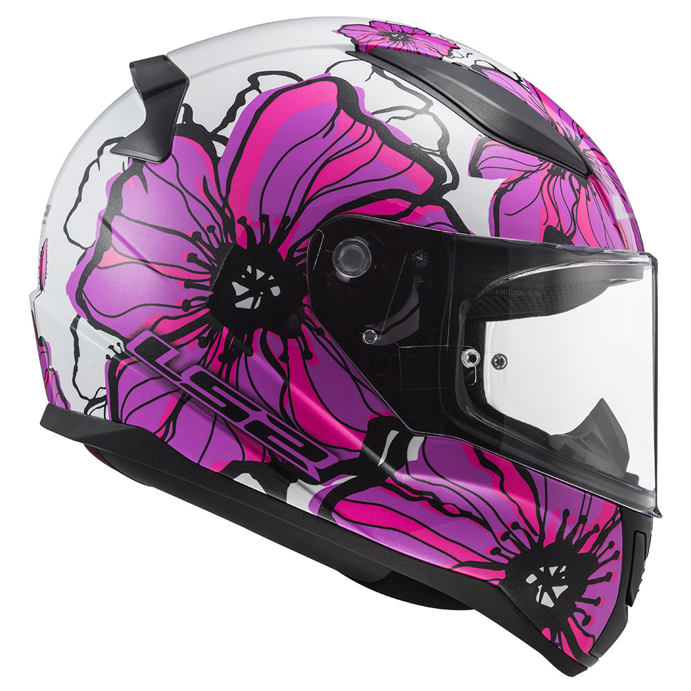 Kaciga LS2 Full Face FF353 RAPID II POPPIES roza