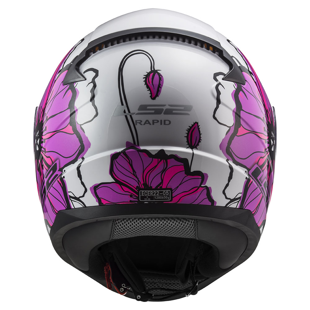 Kaciga LS2 Full Face FF353 RAPID II POPPIES roza