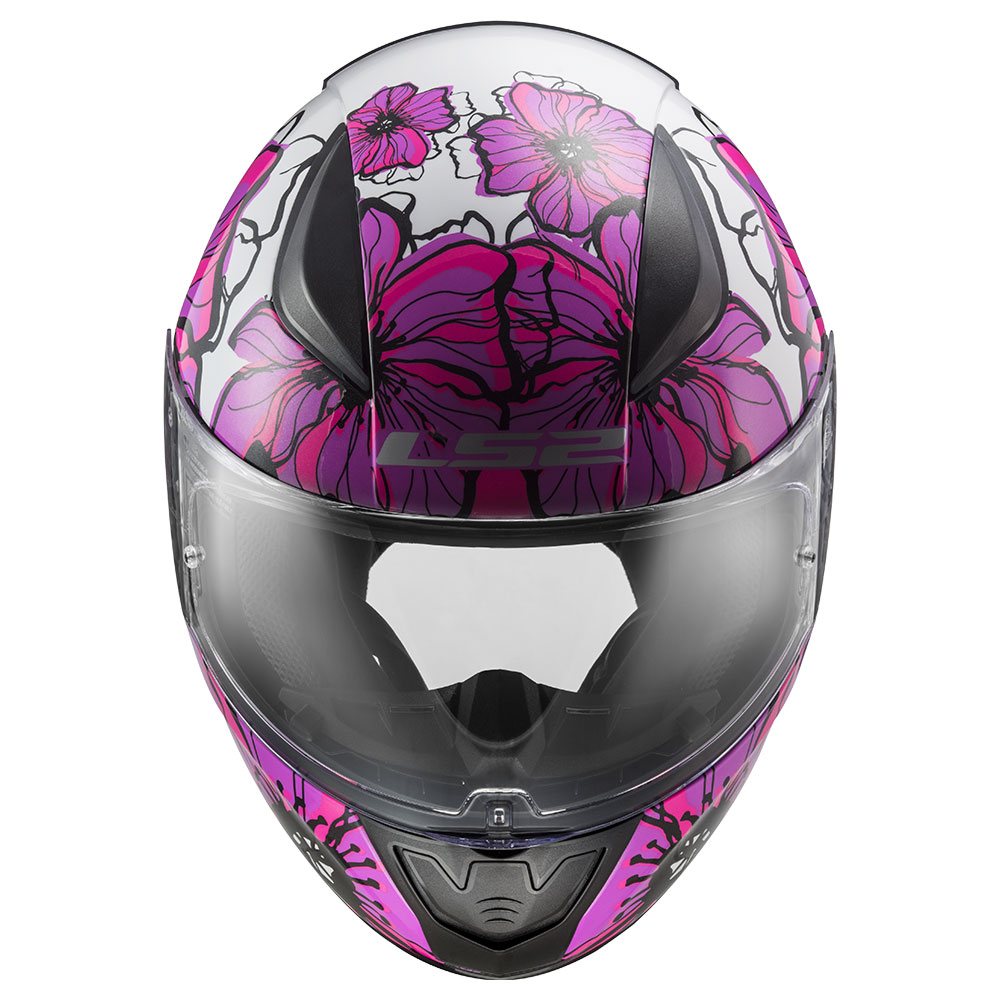 Kaciga LS2 Full Face FF353 RAPID II POPPIES roza