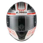Kaciga LS2 Full Face FF353 RAPID II CIRCUIT  belo crvena