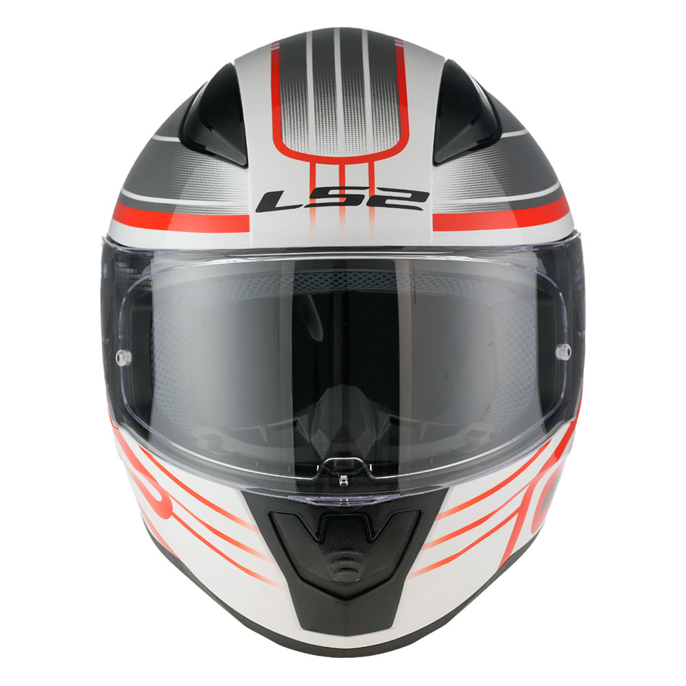 Kaciga LS2 Full Face FF353 RAPID II CIRCUIT  belo crvena