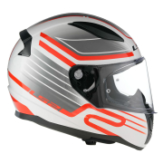 Kaciga LS2 Full Face FF353 RAPID II CIRCUIT  belo crvena