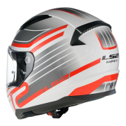 Kaciga LS2 Full Face FF353 RAPID II CIRCUIT  belo crvena