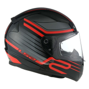 Kaciga LS2 Full Face FF353 RAPID II CIRCUIT crno crvena
