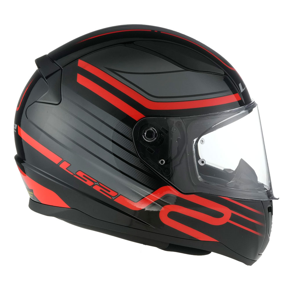 Kaciga LS2 Full Face FF353 RAPID II CIRCUIT crno crvena