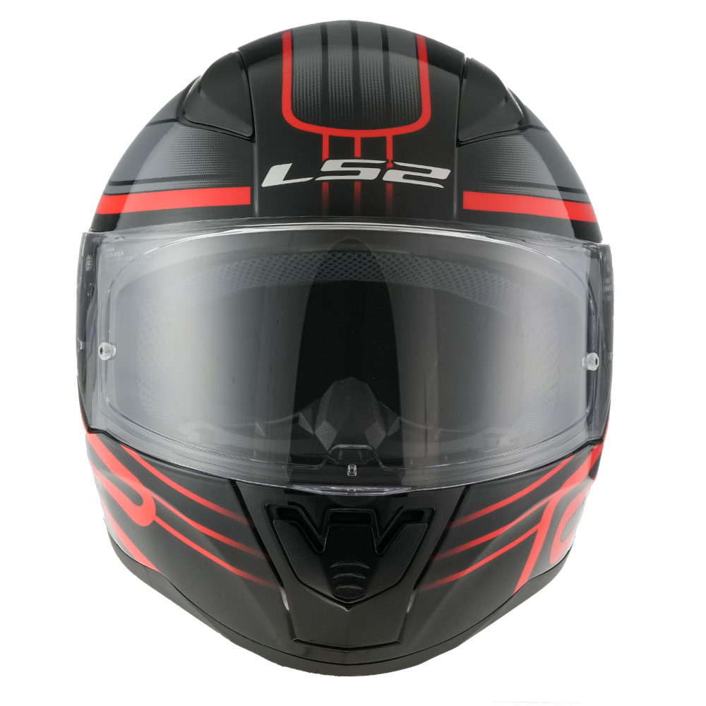 Kaciga LS2 Full Face FF353 RAPID II CIRCUIT crno crvena