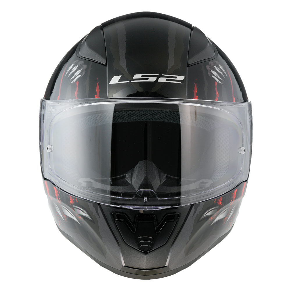 Kaciga LS2 Full Face FF353 RAPID II CLAW crno crvena