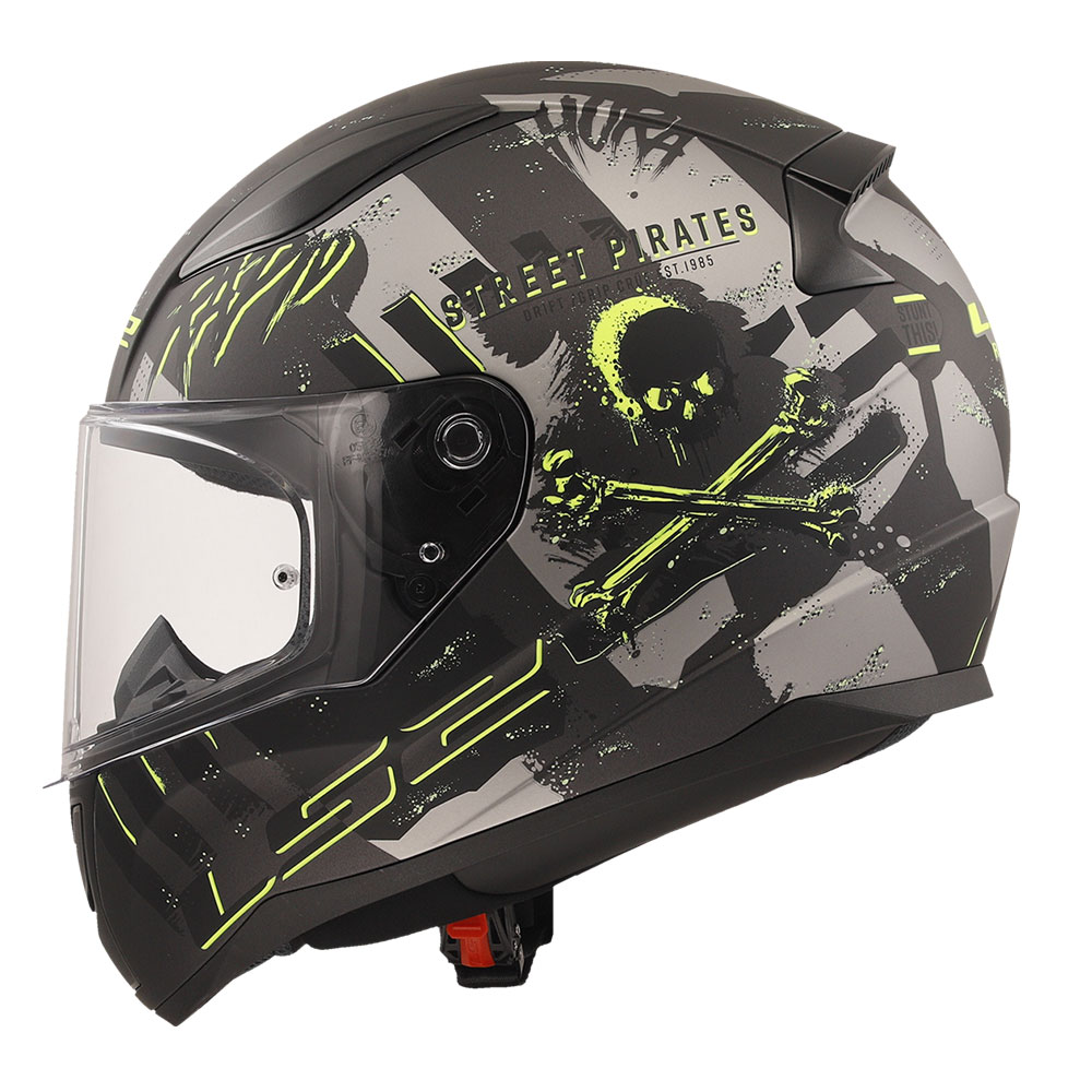 Kaciga LS2 Full Face FF353 RAPID II PIRATES mat titanium