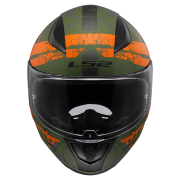 Kaciga LS2 Full Face FF353 RAPID II THUNDER BIRDS zeleno narandžasta