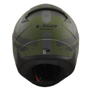 Kaciga LS2 Full Face FF353 RAPID II THUNDER BIRDS vojna zelena