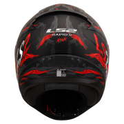 Kaciga LS2 Full Face FF353 RAPID II KAIJU crno belo crvena