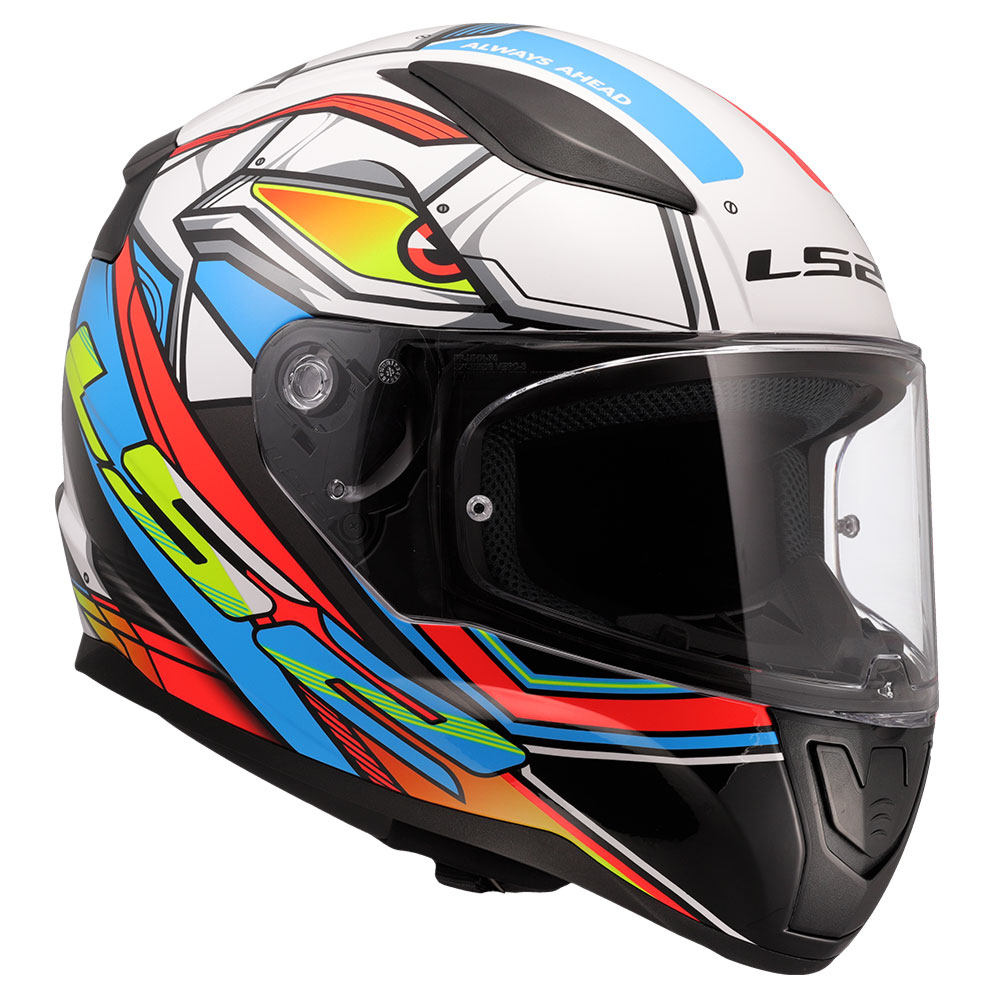 Kaciga LS2 Full Face FF353 RAPID II XDRON belo narandžasta M