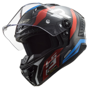 Kaciga LS2 Full Face FF805 THUNDER CARBON SUPRA crveno plava