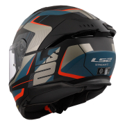 Kaciga LS2 Full Face FF808 STREAM II ROAD crno plava sa naočarima
