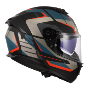 Kaciga LS2 Full Face FF808 STREAM II ROAD crno plava sa naočarima