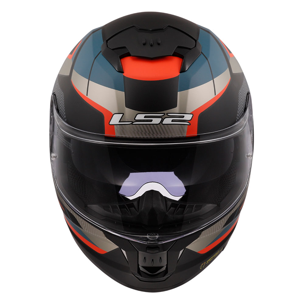 Kaciga LS2 Full Face FF808 STREAM II ROAD crno plava sa naočarima