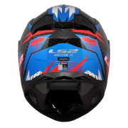Kaciga LS2 Full Face FF811 VECTOR II CARBON TANTIC crveno plava L