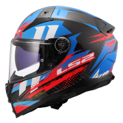 Kaciga LS2 Full Face FF811 VECTOR II CARBON TANTIC crveno plava L