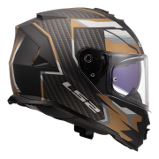 Kaciga LS2 Full Face FF800 STORM II TRACKER crno zlatna L