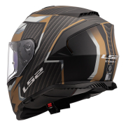 Kaciga LS2 Full Face FF800 STORM II TRACKER crno zlatna XL