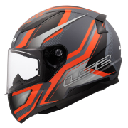 Kaciga LS2 Full Face FF353 RAPID II FLITZ narandžasto siva XL