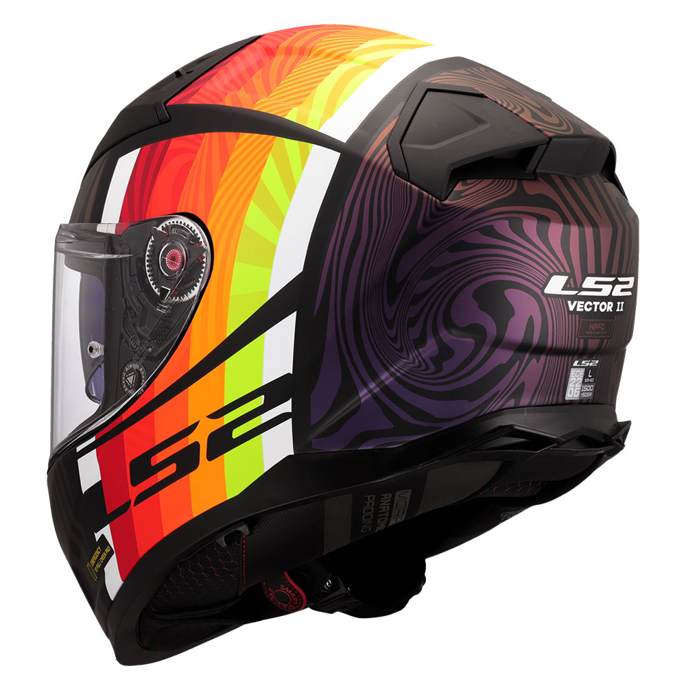 Kaciga LS2 Full Face FF811 VECTOR II FREEDOM crno šarena L