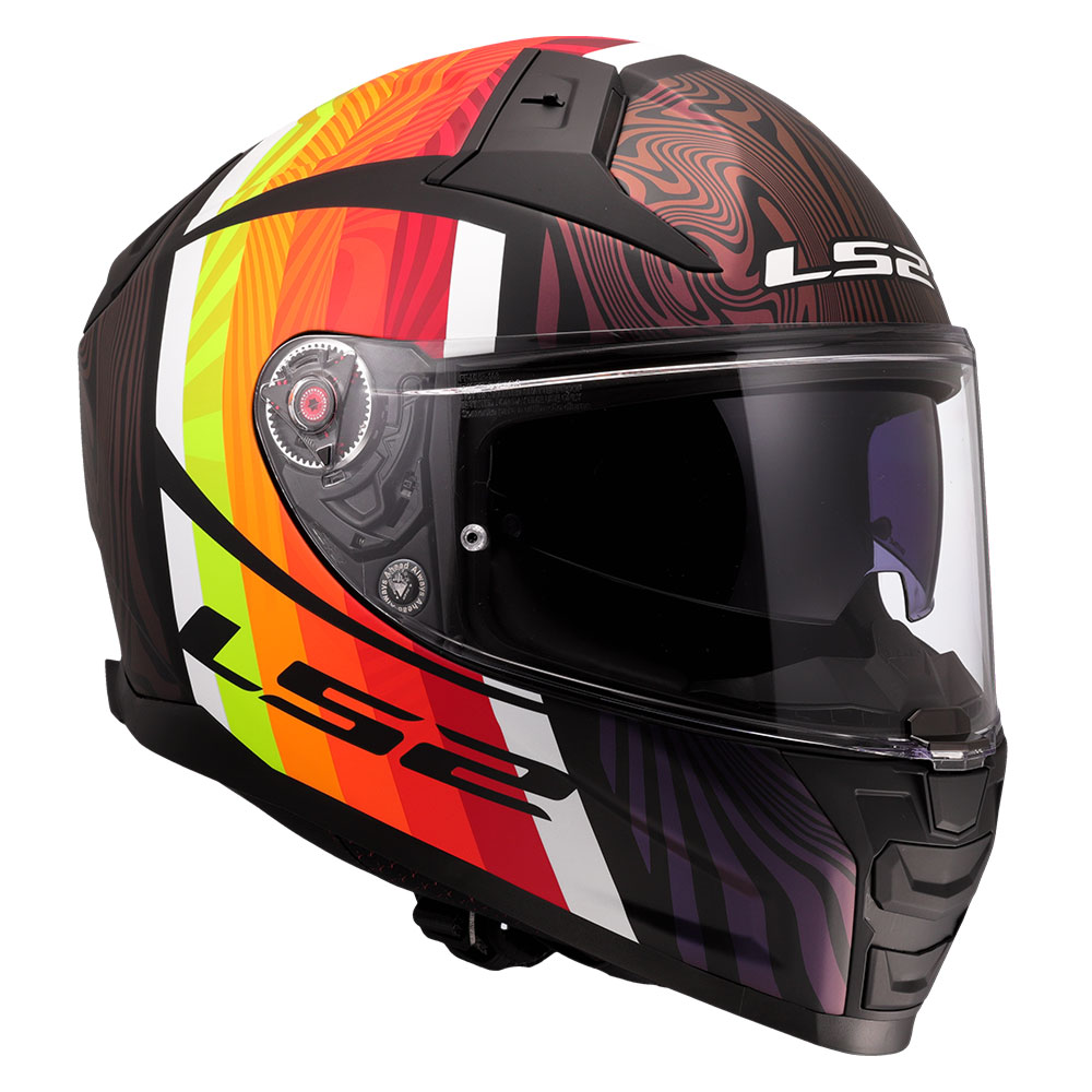 Kaciga LS2 Full Face FF811 VECTOR II FREEDOM crno šarena L