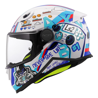 Kaciga LS2 Full Face FF812 KID NEXT LEVEL dečija bela