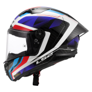 Kaciga LS2 Full Face FF805 THUNDER CARBON GP AERO RAUTE plavo crvena XL