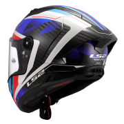 Kaciga LS2 Full Face FF805 THUNDER CARBON GP AERO RAUTE plavo crvena XL