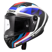 Kaciga LS2 Full Face FF805 THUNDER CARBON GP AERO RAUTE plavo crvena XL