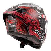 Kaciga LS2 Full Face FF807 DRAGON CARBON ENTHUM crvena XL