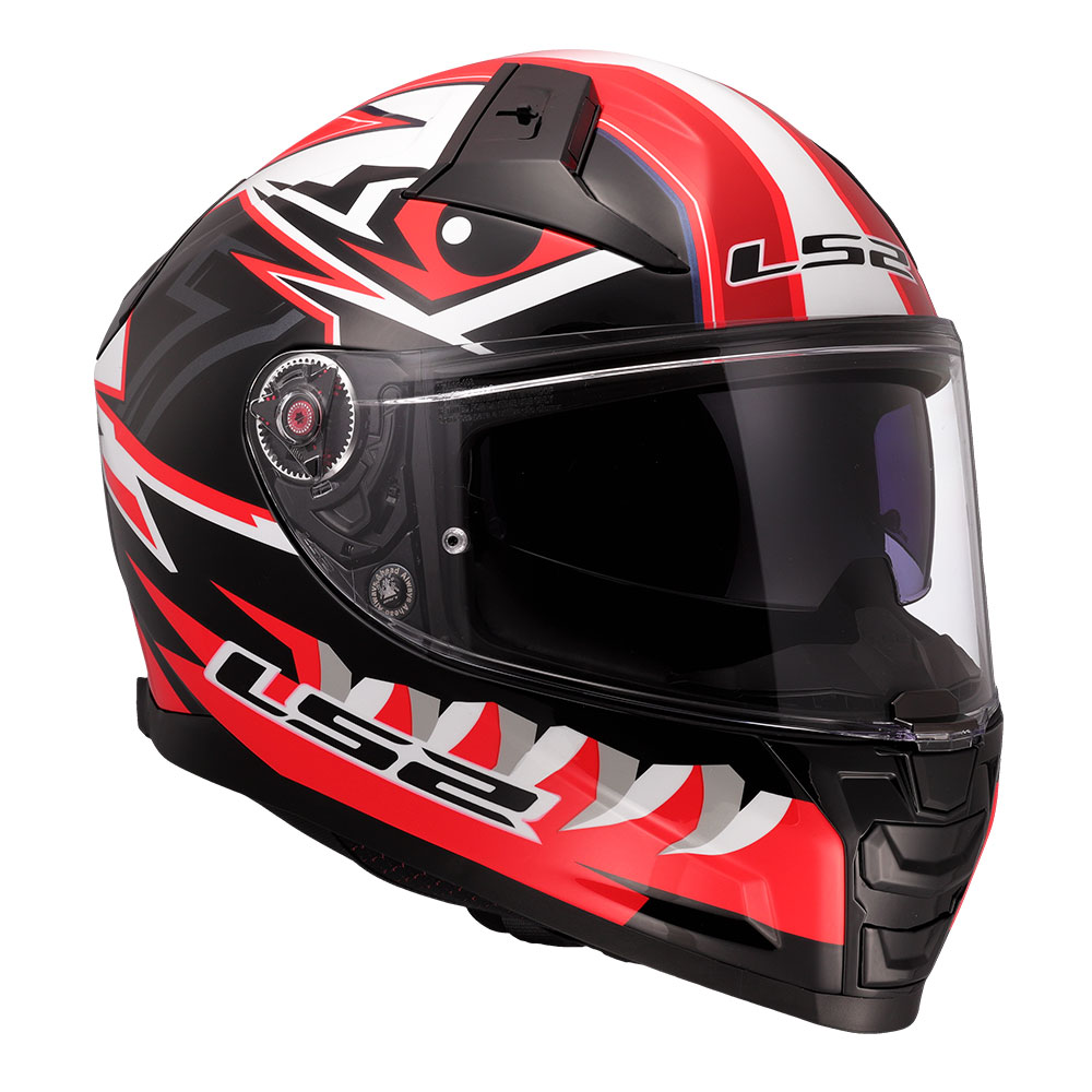 Kaciga LS2 Full Face FF811 VECTOR II BUNDRI crno crvena XL