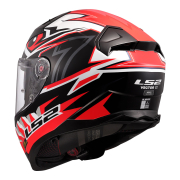 Kaciga LS2 Full Face FF811 VECTOR II BUNDRI crno crvena S