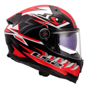 Kaciga LS2 Full Face FF811 VECTOR II BUNDRI crno crvena S