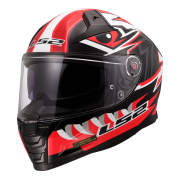 Kaciga LS2 Full Face FF811 VECTOR II BUNDRI crno crvena S