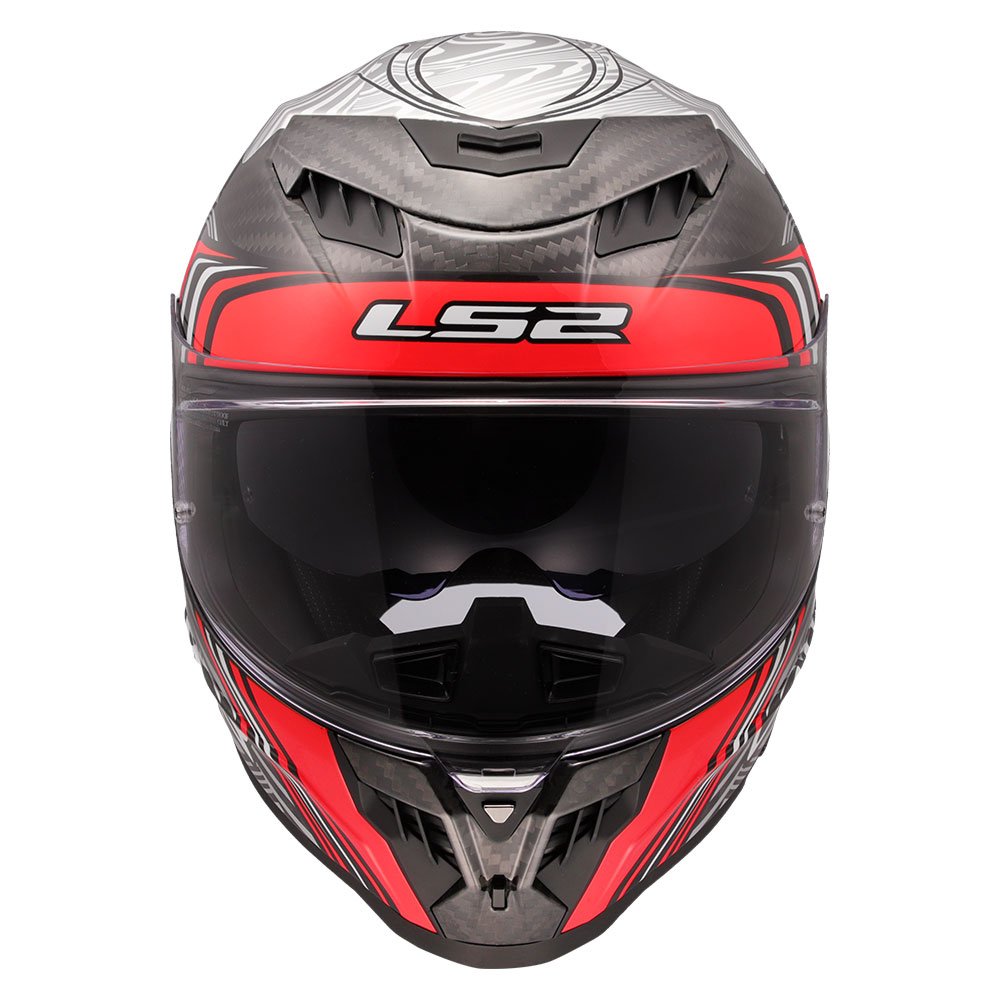 Kaciga LS2 Full Face FF807 DRAGON CARBON ENTHUM crvena L