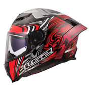 Kaciga LS2 Full Face FF807 DRAGON CARBON ENTHUM crvena L
