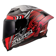 Kaciga LS2 Full Face FF807 DRAGON CARBON ENTHUM crvena L