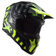 Kaciga LS2 Cross MX703 C X-FORCE CARBON BARRIER crno žuta L