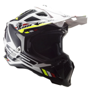 Kaciga LS2 Cross MX700 SUBVERTER EVO II STOMP crno bela XXL