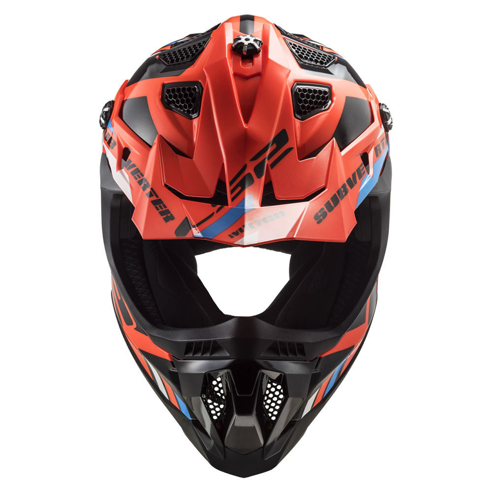 Kaciga LS2 Cross MX700 SUBVERTER EVO II STOMP fluo narandžasta XL