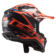 Kaciga LS2 Cross MX700 SUBVERTER EVO II STOMP fluo narandžasta XL